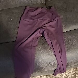 CRZ YOGA Deep Purple Leggings